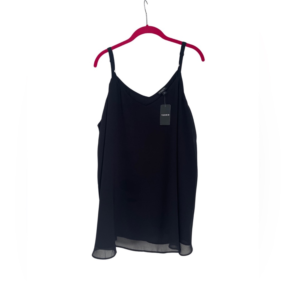 Torrid black tank blouse size 3 (22/24)